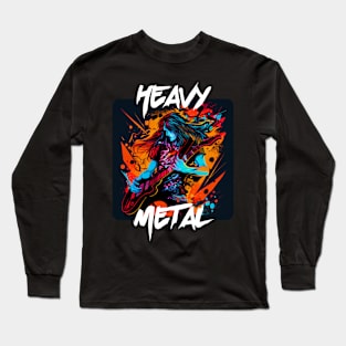 Graffiti Style - Heavy Metal 6 Long Sleeve T-Shirt